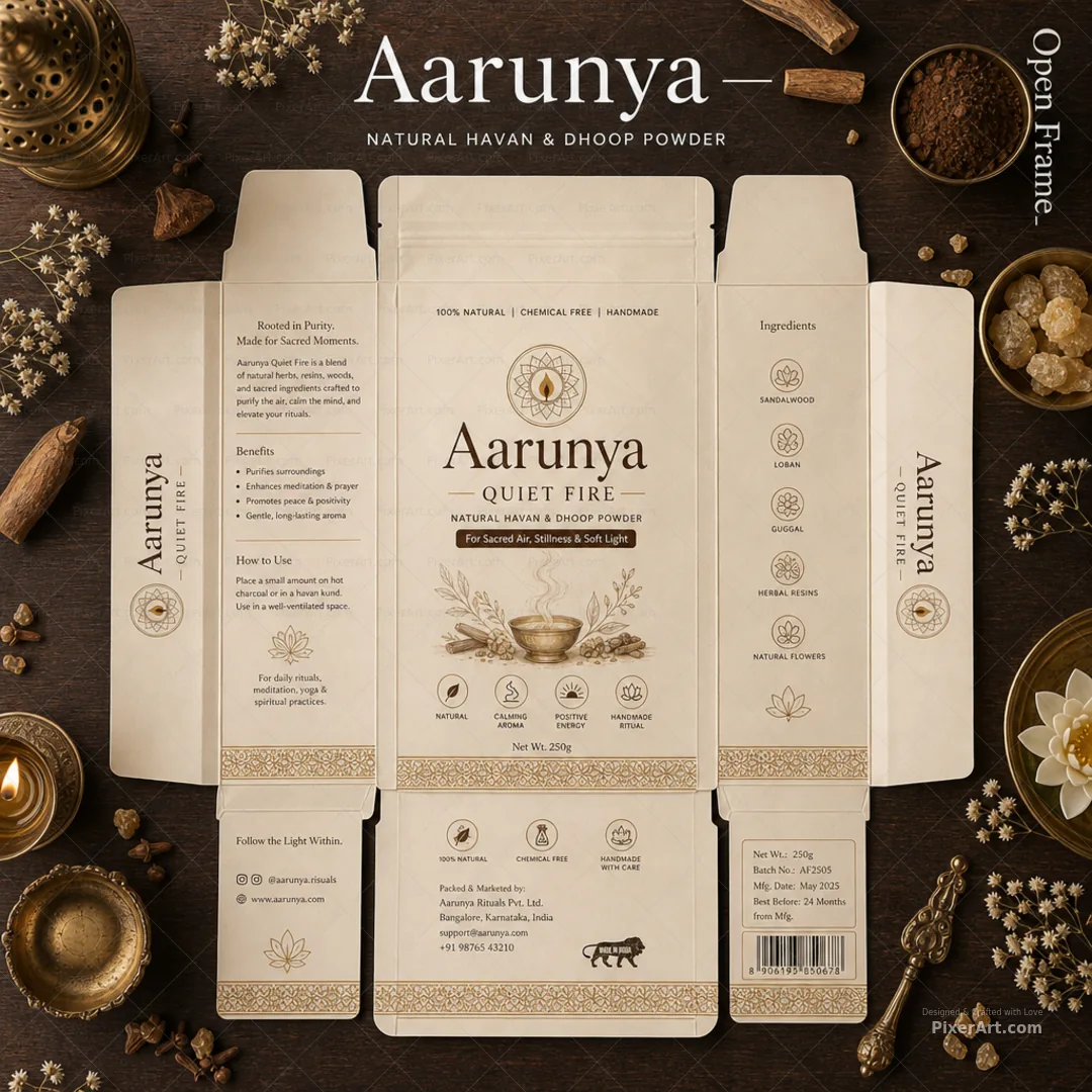 Aarunya Quiet Fire Havan Powder