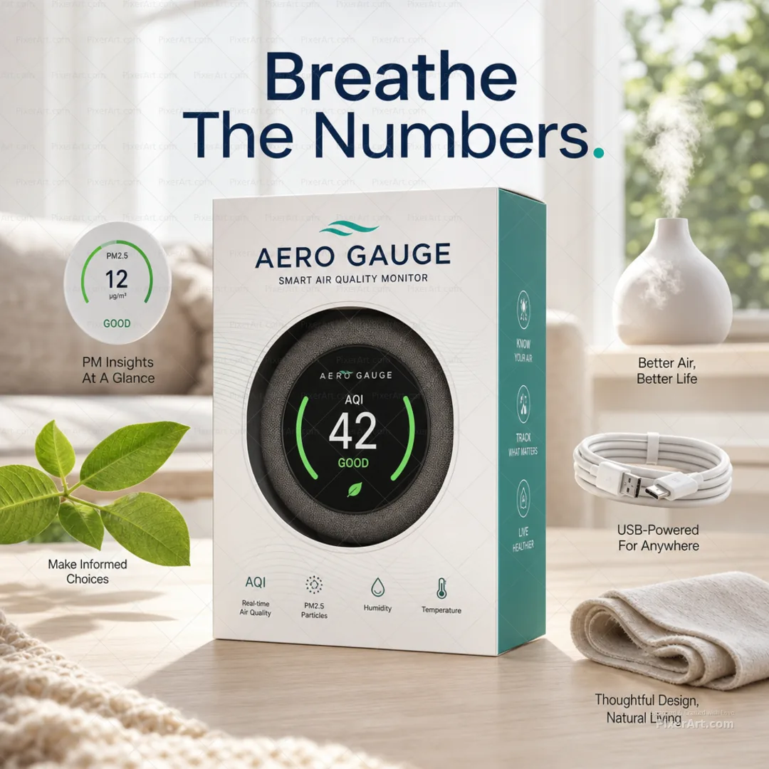 Aero Gauge Air Quality Monitor