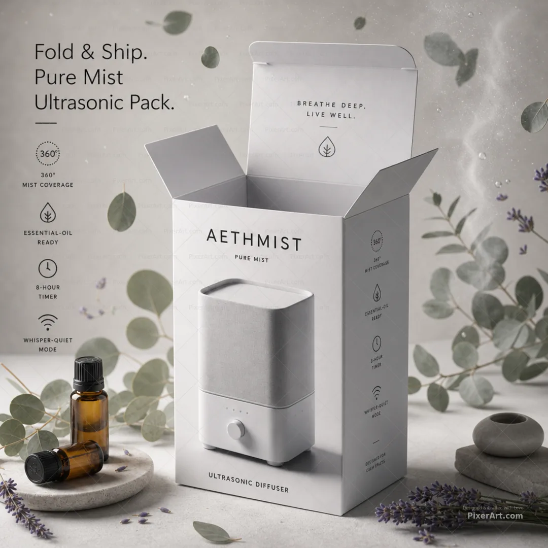 Aethmist Ultrasonic Diffuser Carton