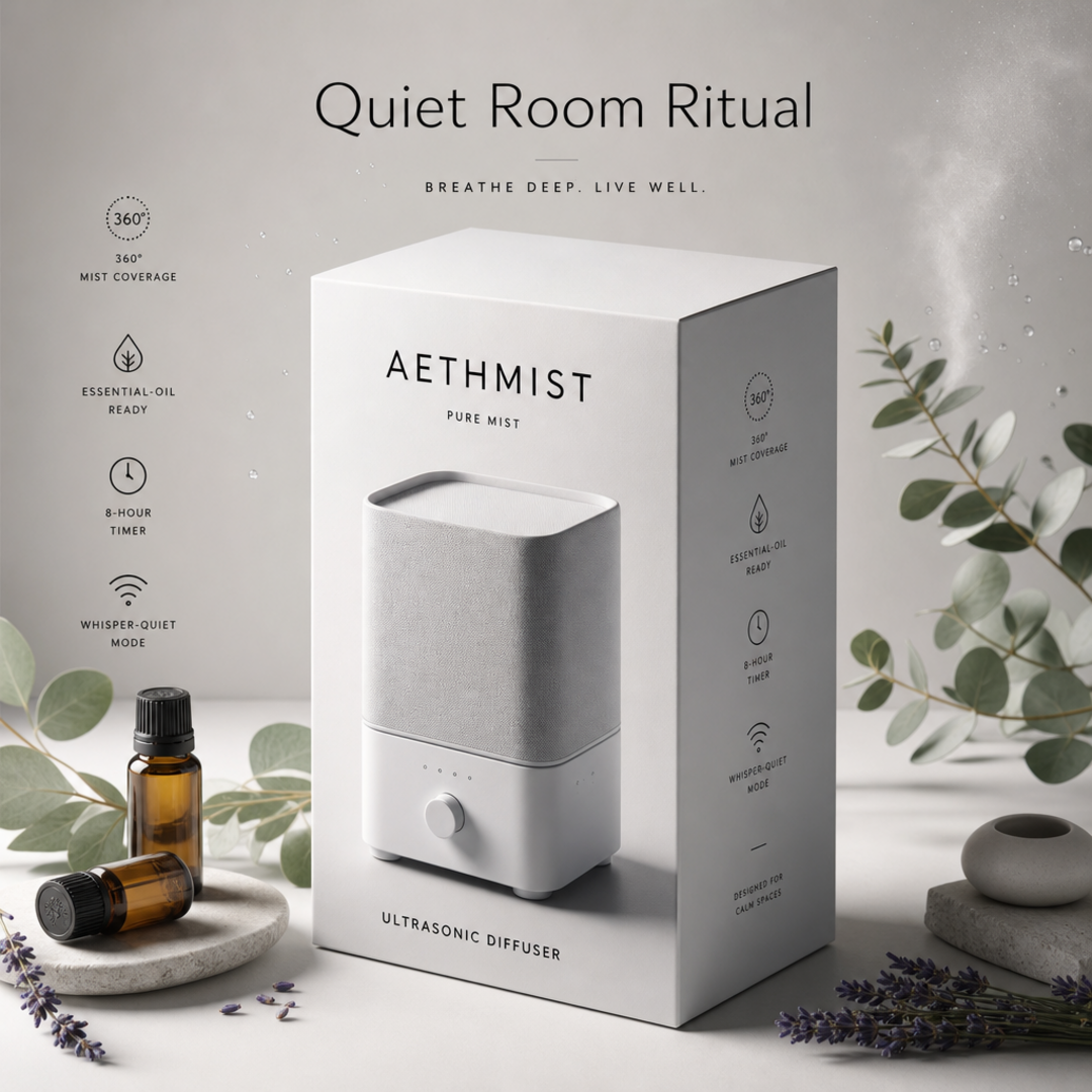 Aethmist Ultrasonic Diffuser Carton