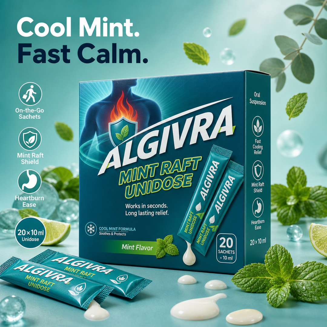 Algivra Mint Raft Unidose Sachets