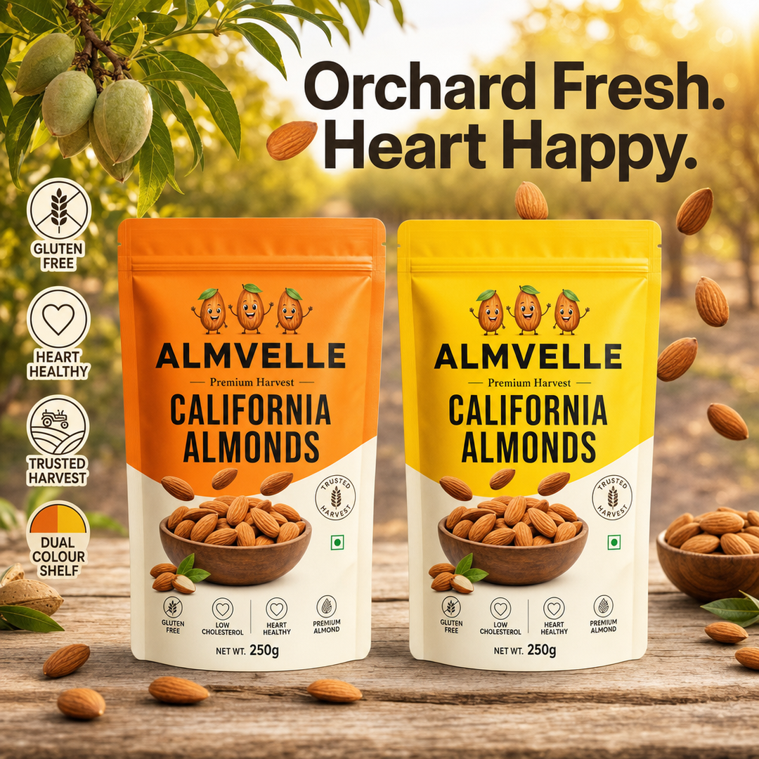 Almvelle California Almonds Pouch Duo