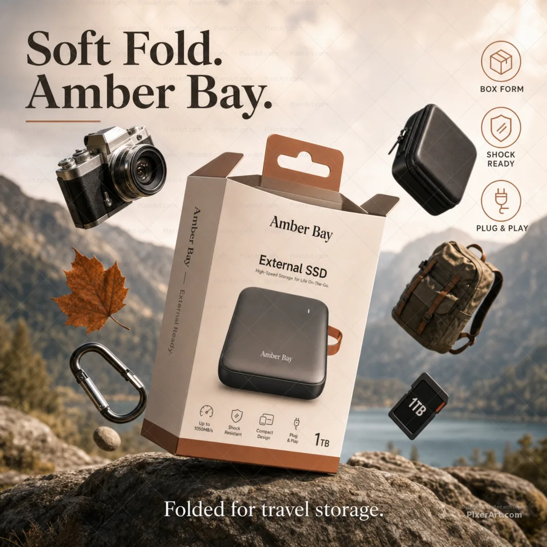 Amber Bay External Ssd Retail Softbox