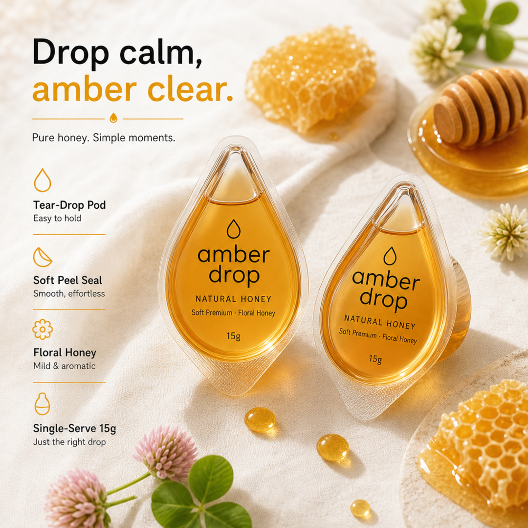 Amber Drop Honey Tear Pods