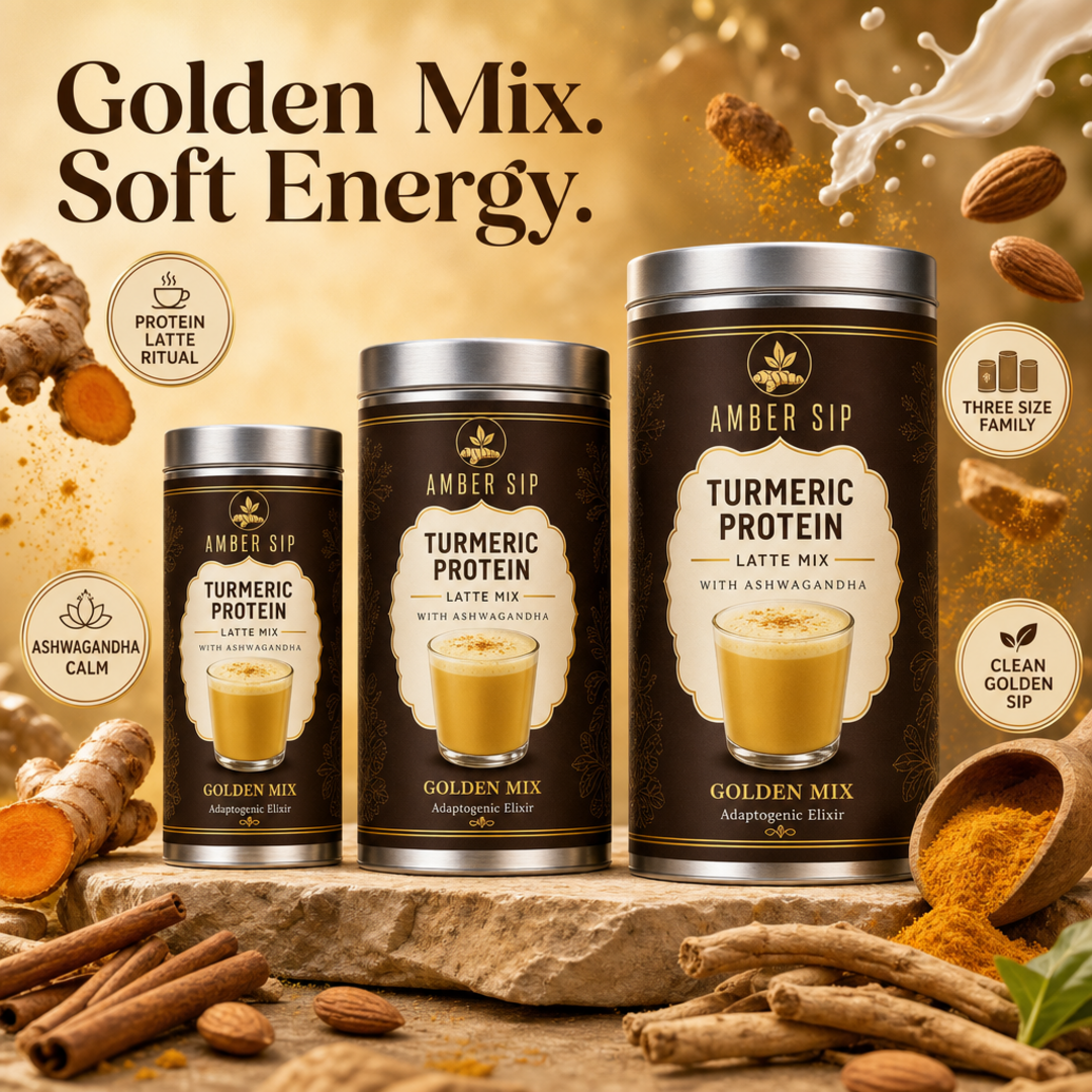 Amber Sip Golden Protein Latte