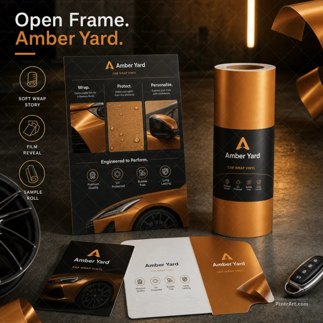 Open frame mockup