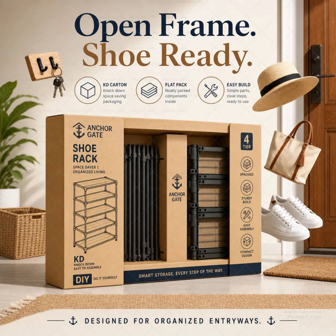 Open frame mockup