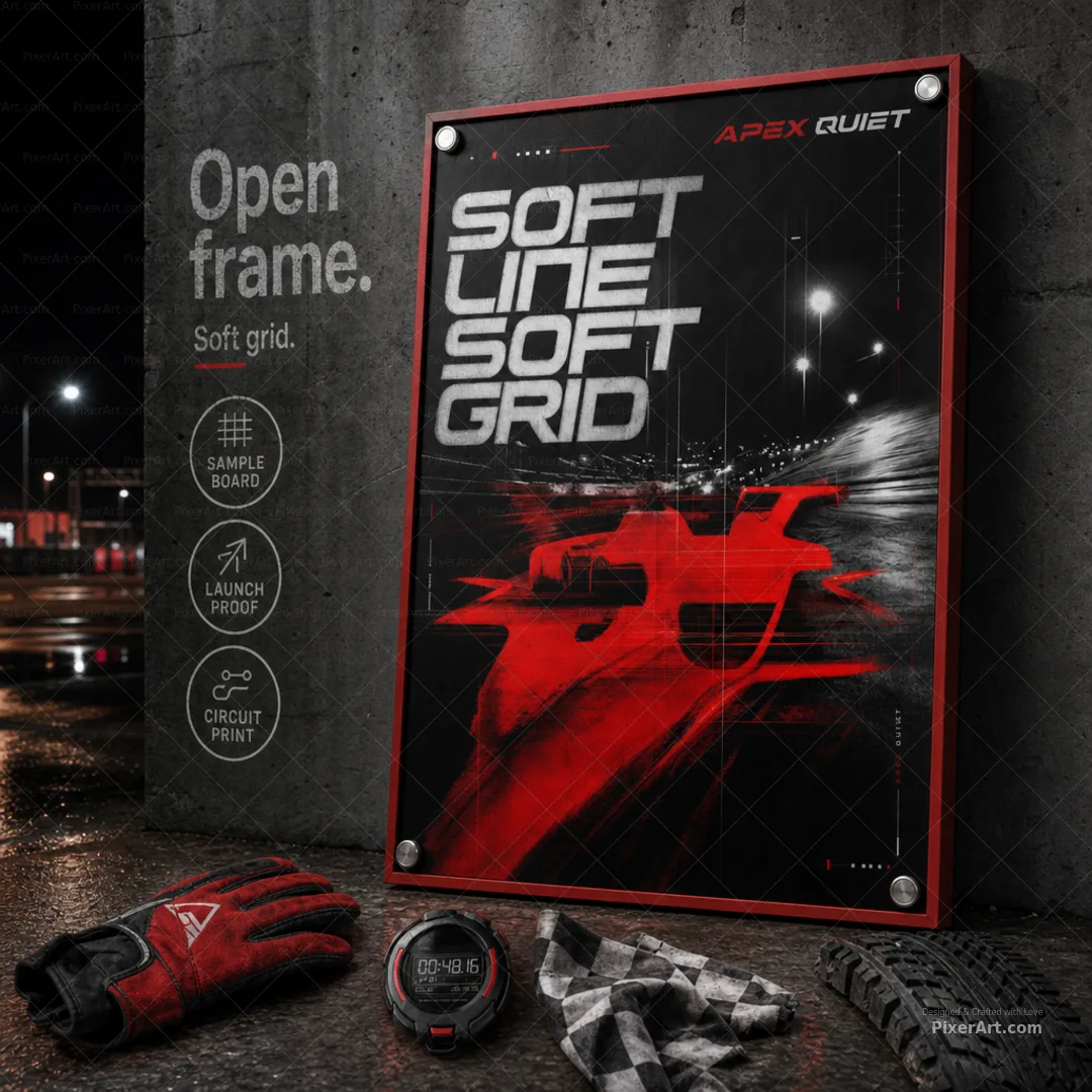 Open frame mockup