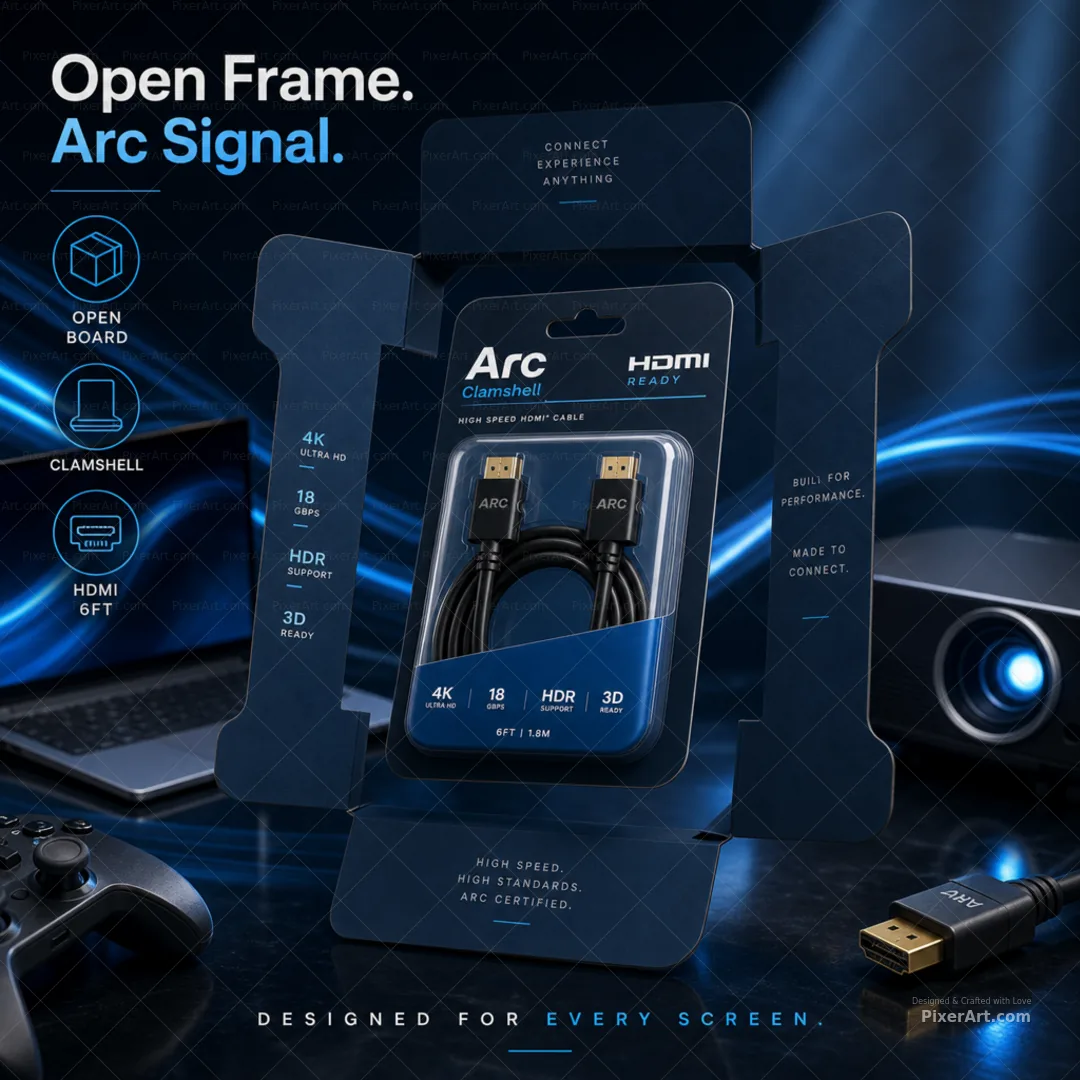 Open frame mockup