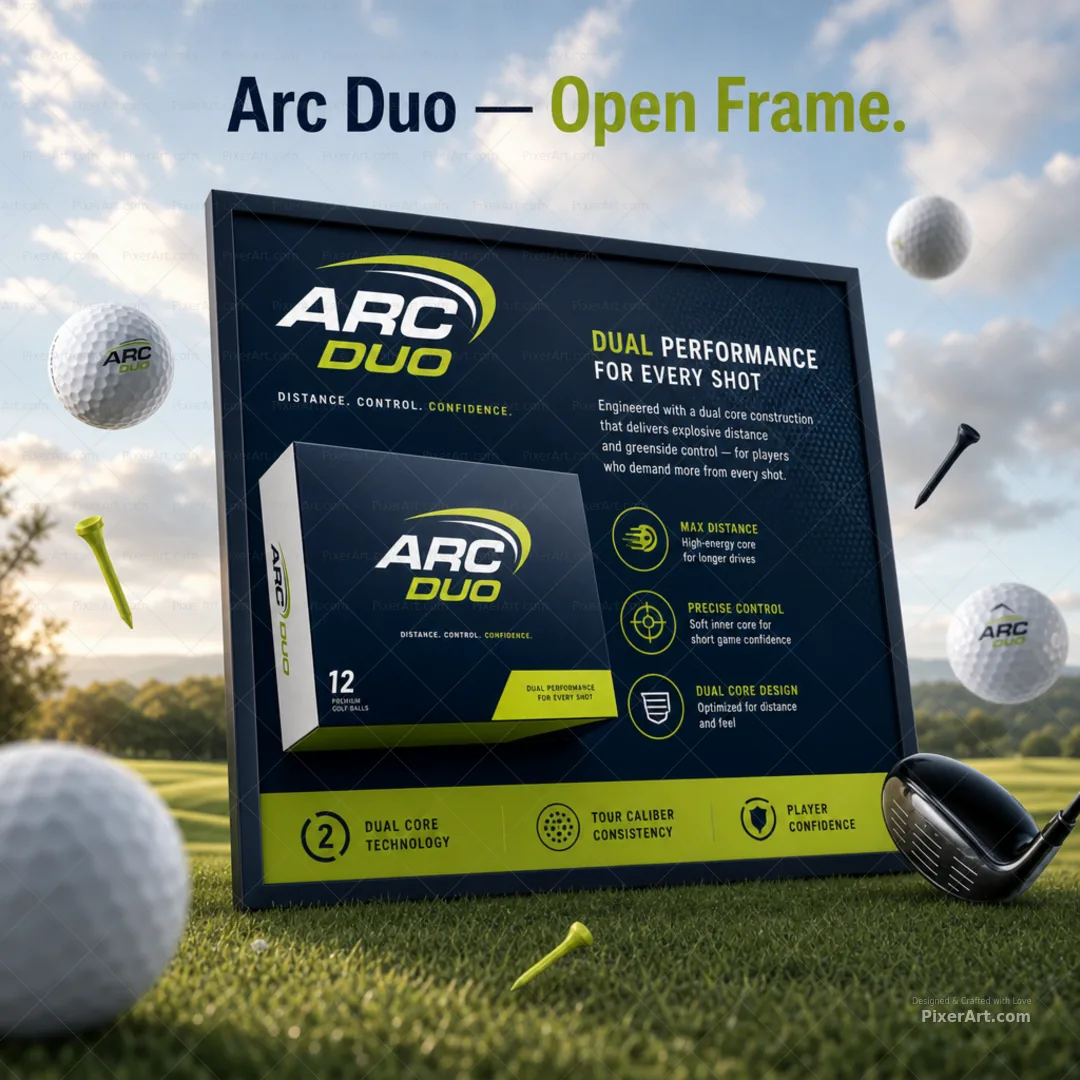 Arc Duo Golf Ball Dozen Sleeve Carton