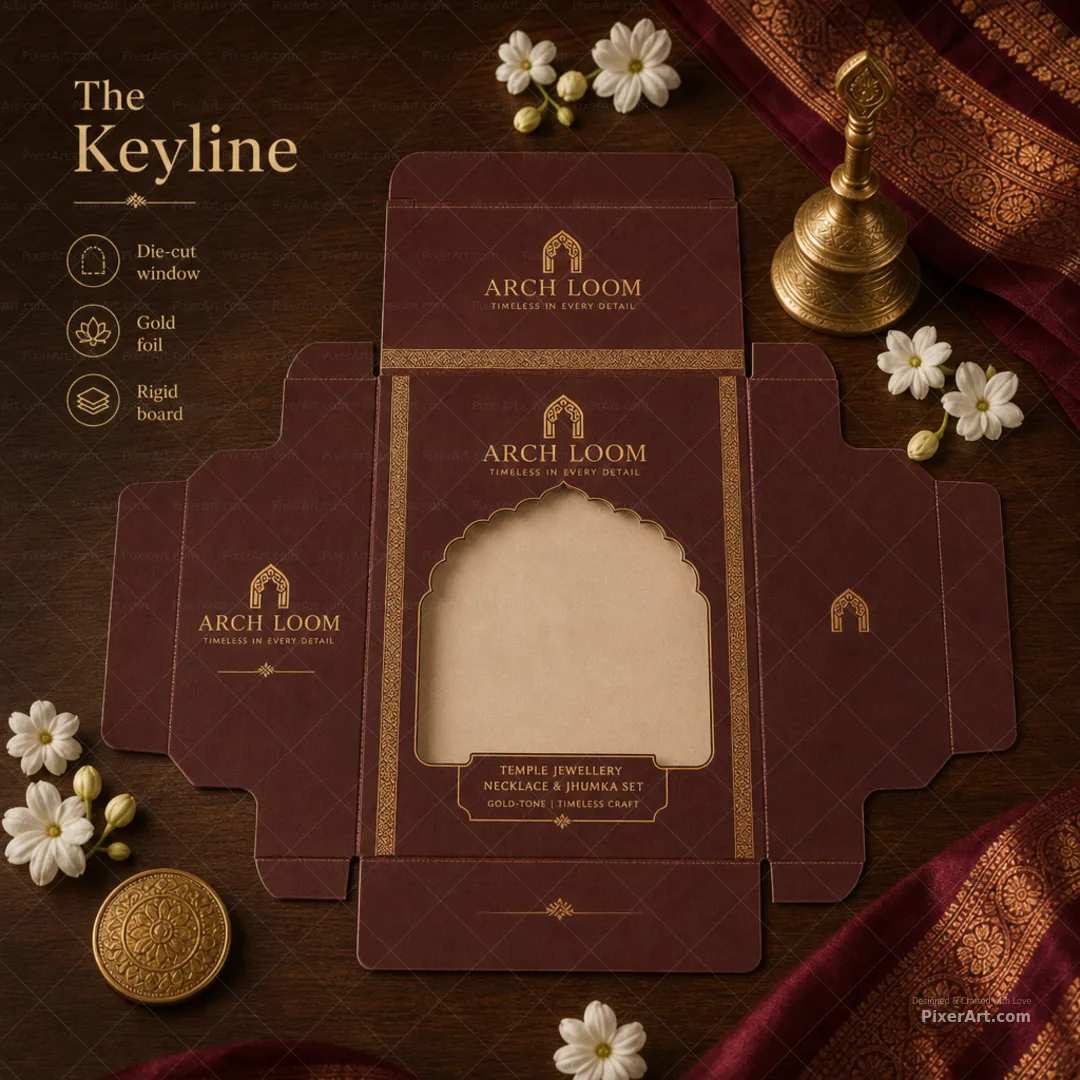 Arch Loom Temple Jewellery Set