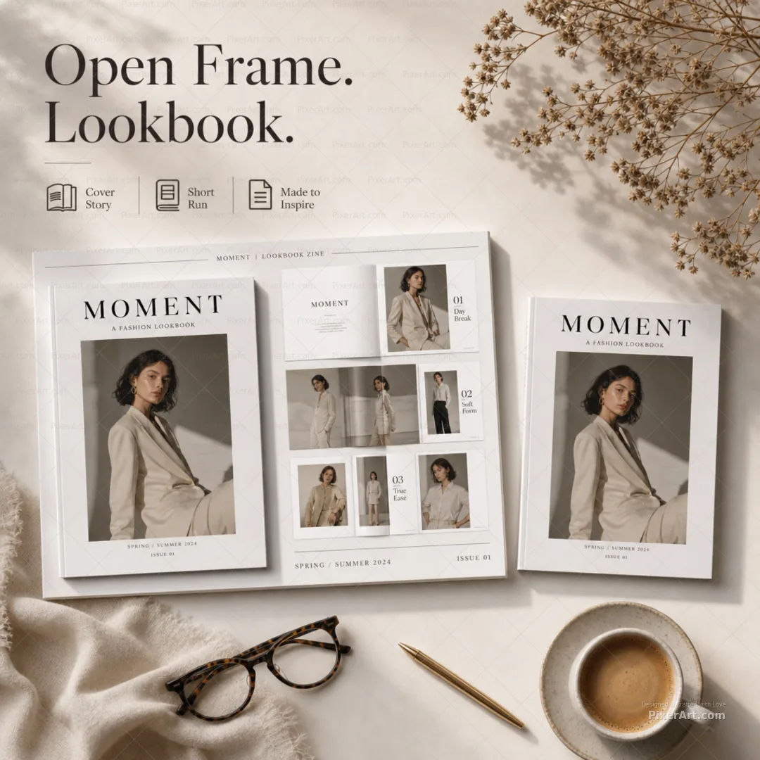 Open frame mockup