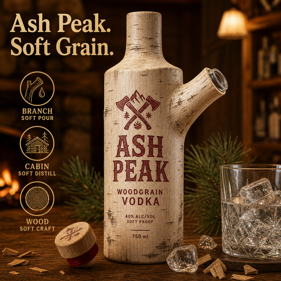 Ash Peak Woodgrain Vodka