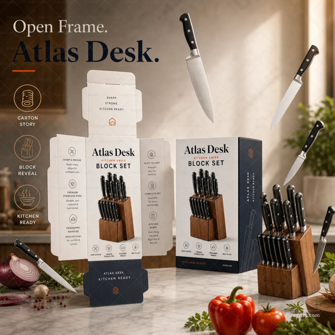Open frame mockup