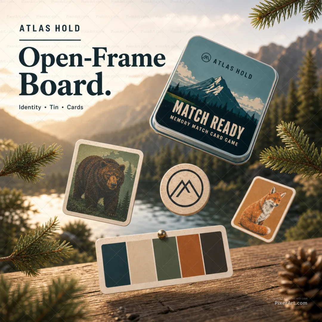Open frame mockup