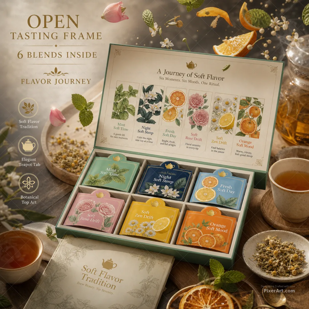 Atlas Kind Flavor Tea Sextet