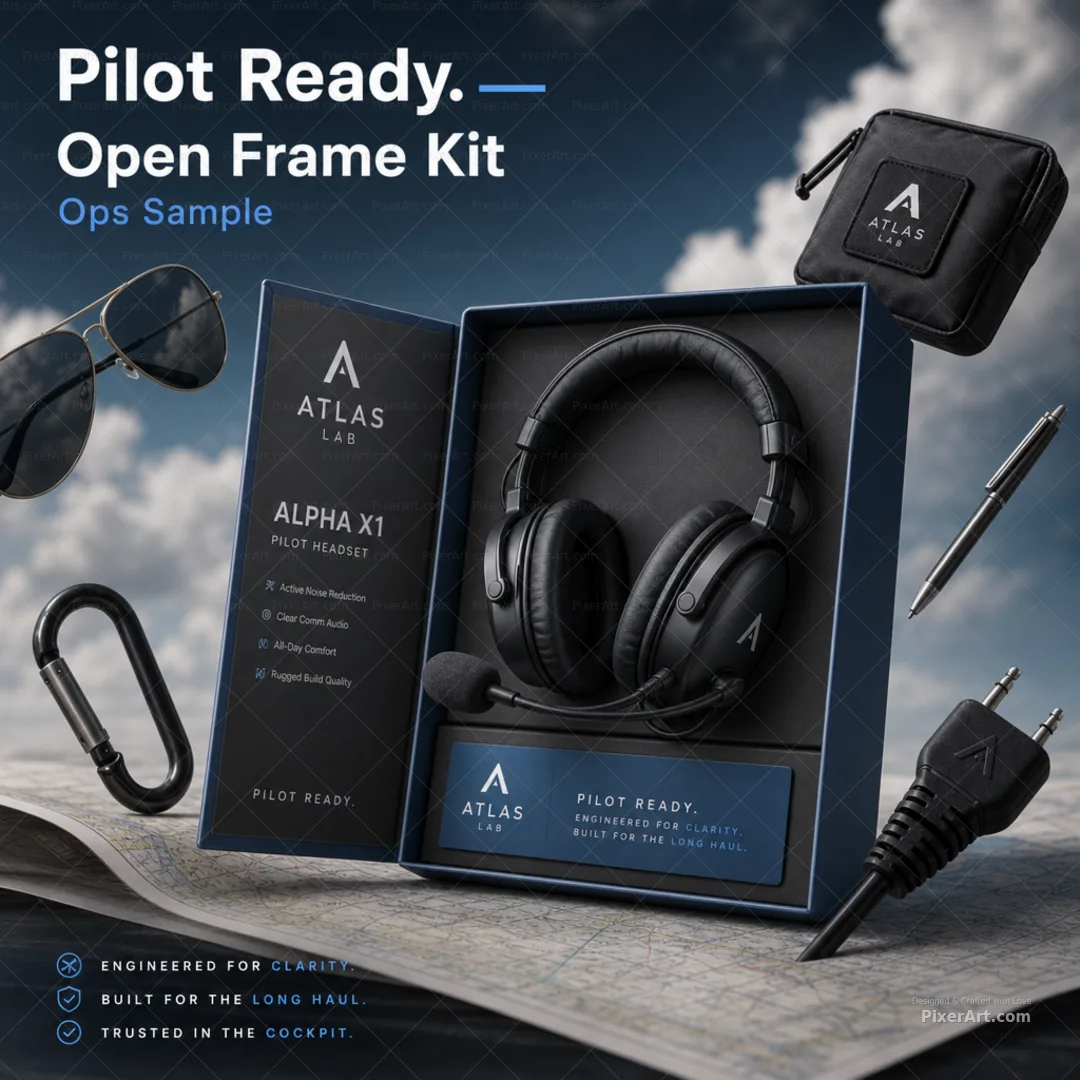 Open frame mockup