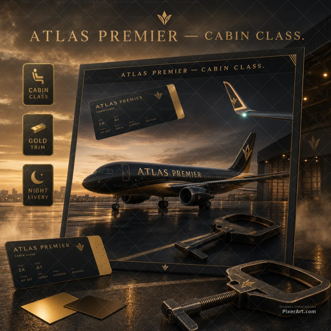 Atlas Premier Airplane Livery