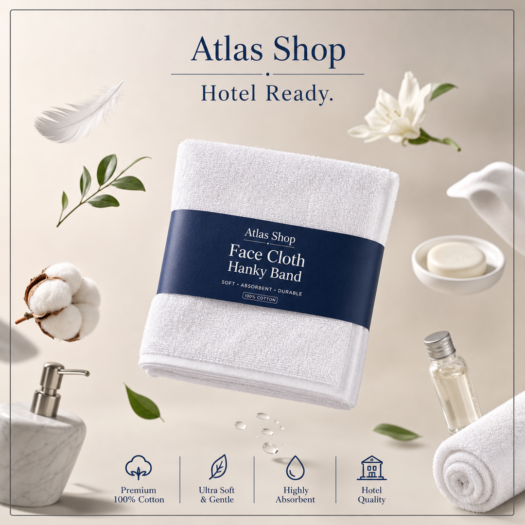 Atlas Shop Hotel Face Cloth / Hanky Band