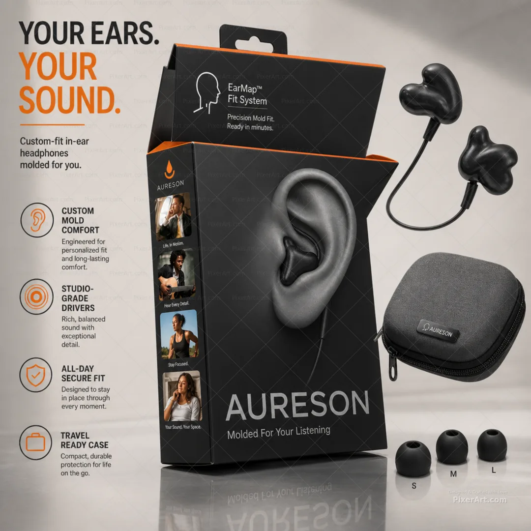 Aureson Custom-Fit Earphones