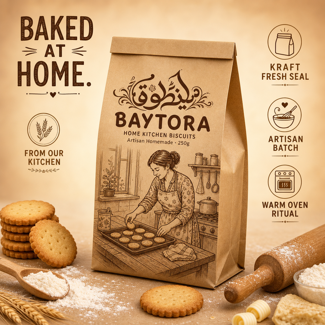 Baytora Homemade Biscuit Kraft Bag