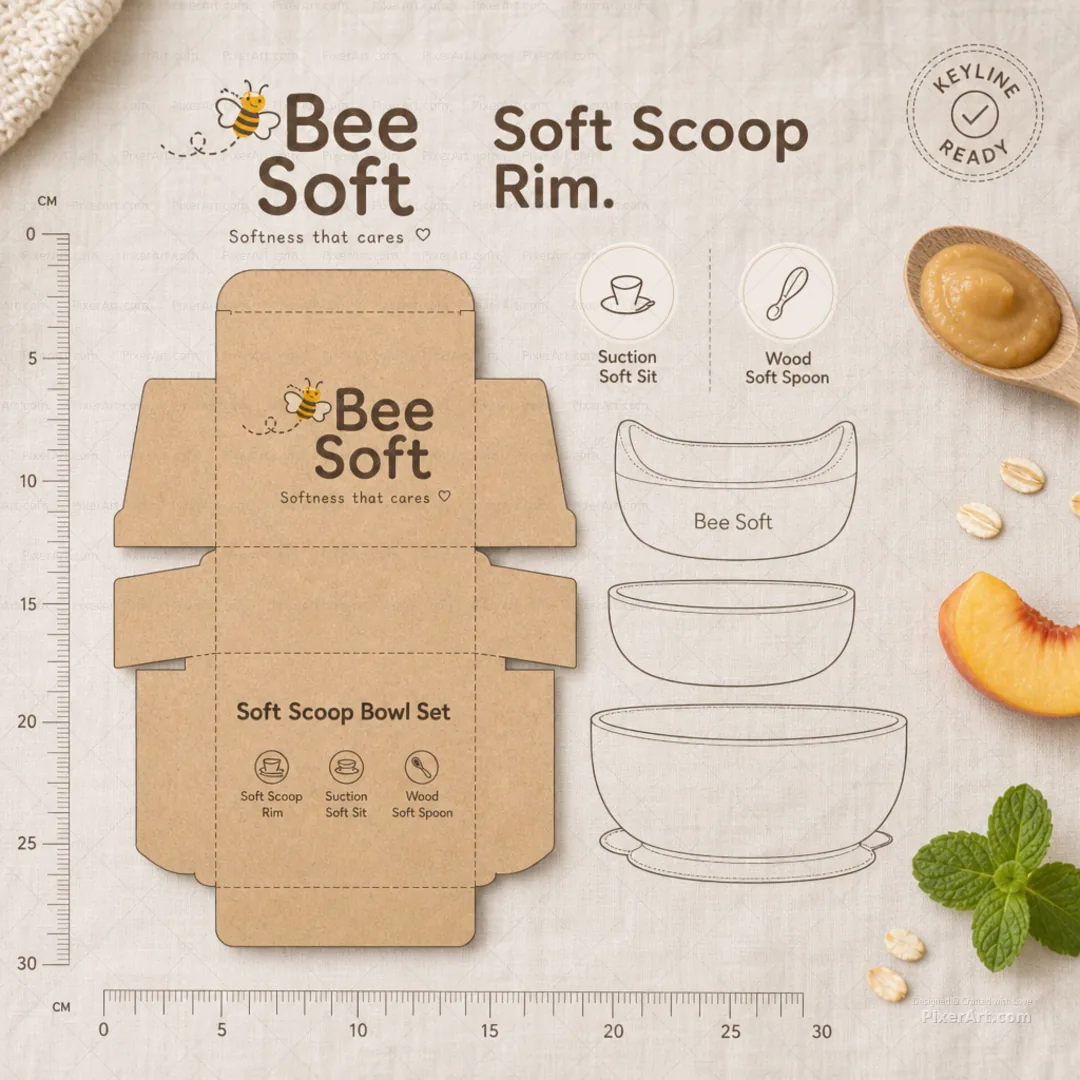 Bee Soft Soft Scoop Bowl Set
