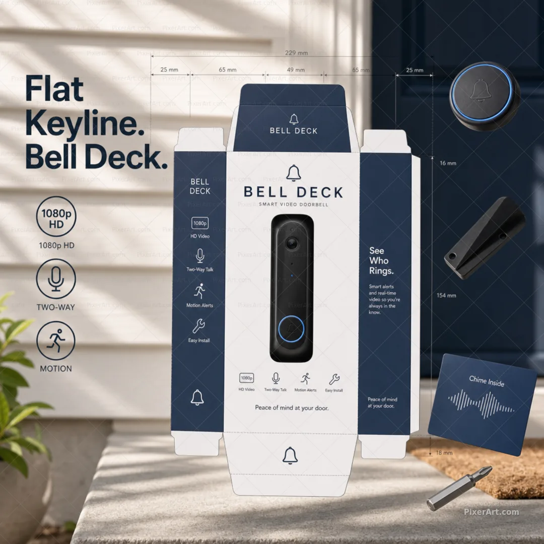 Bell Deck Video Doorbell Carton
