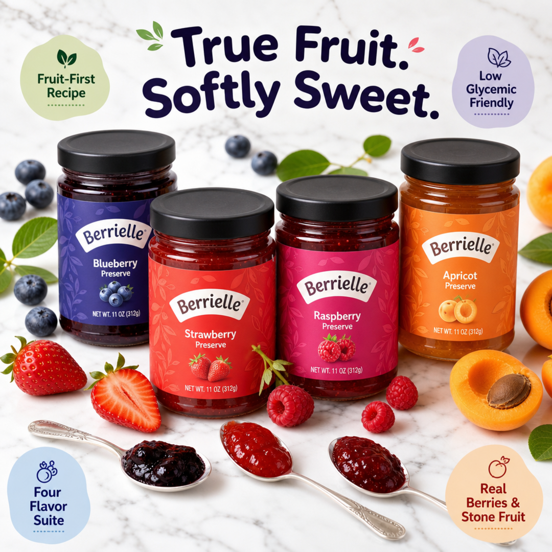 Berrielle Fruit Preserve Quartet