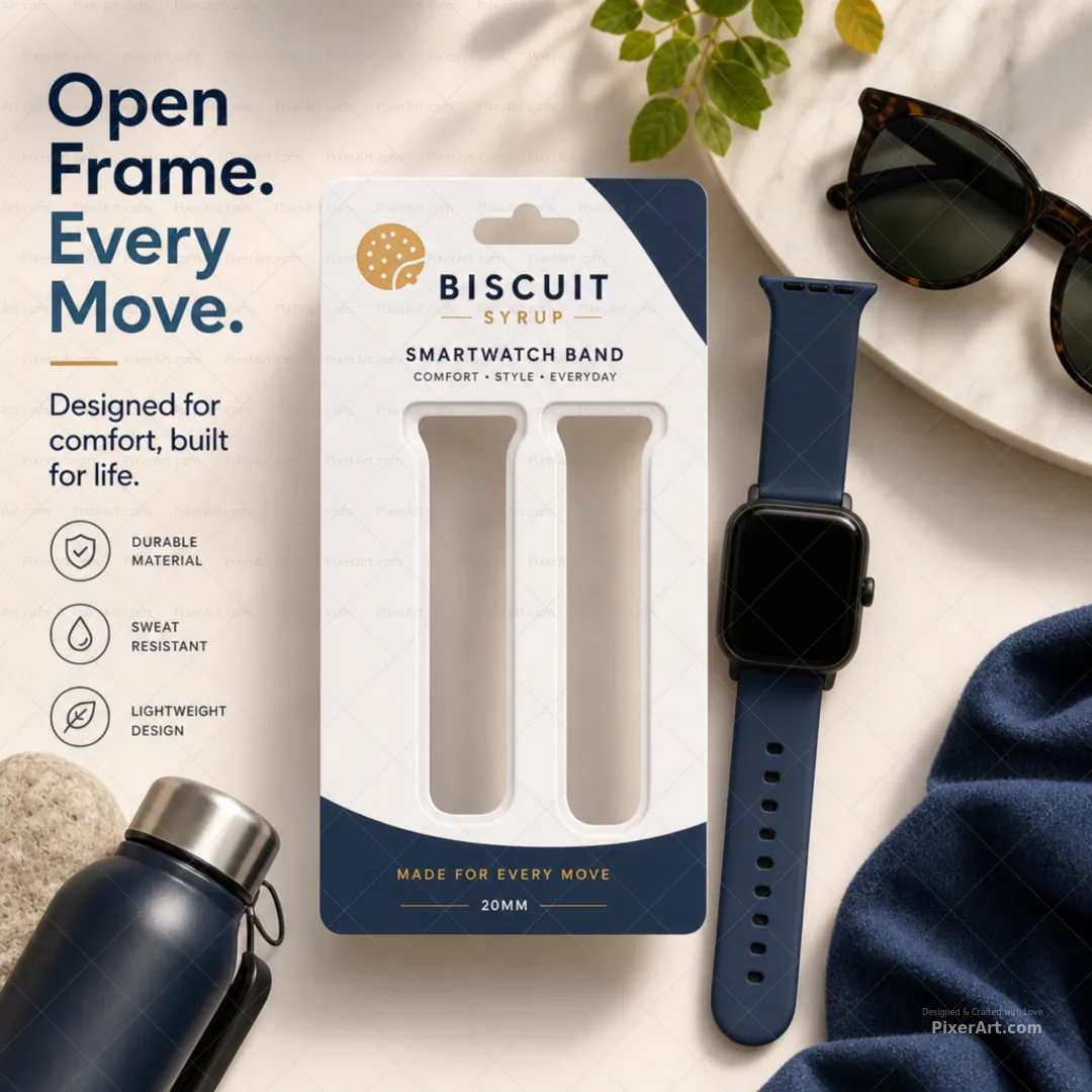 Open frame mockup