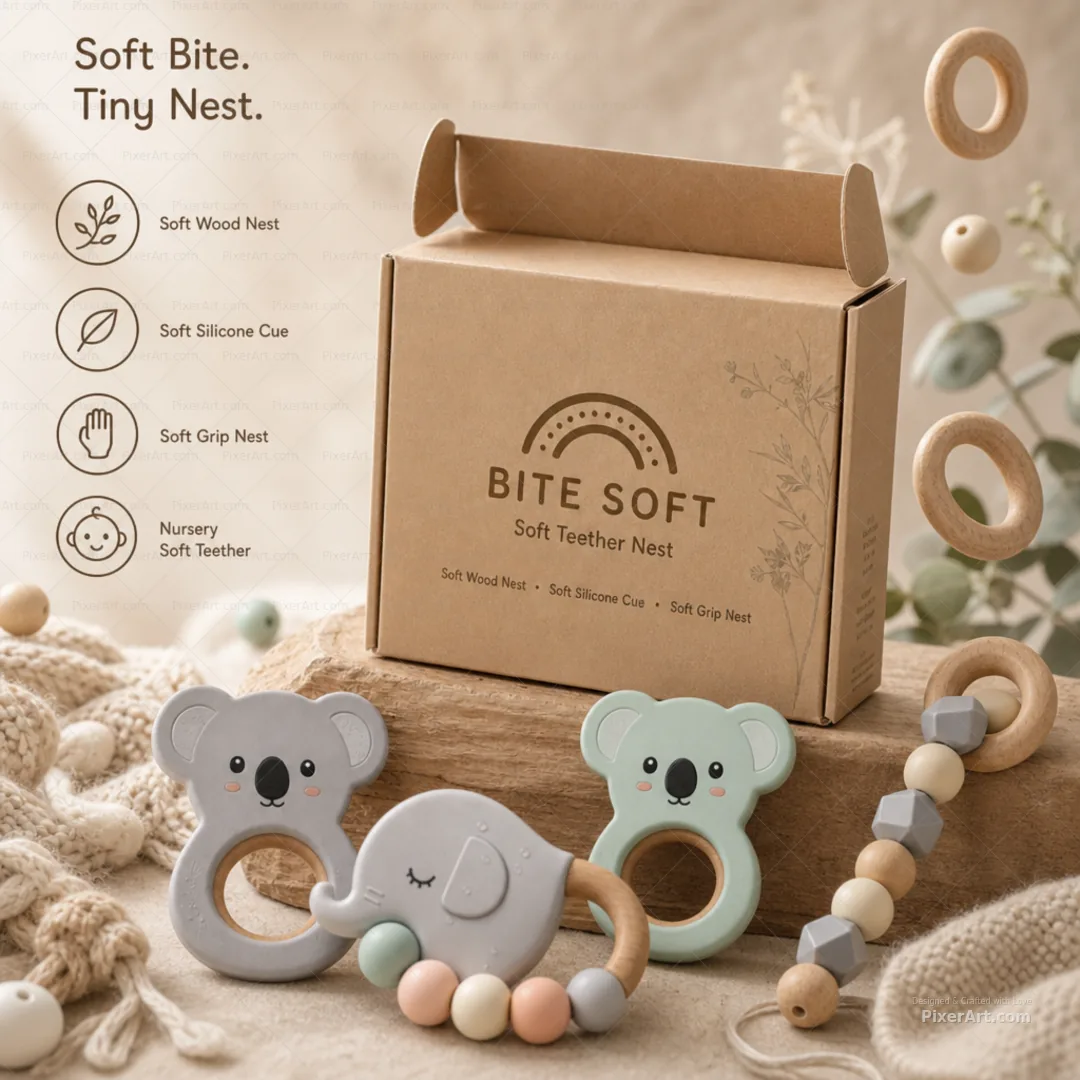 Bite Soft Teether Nest