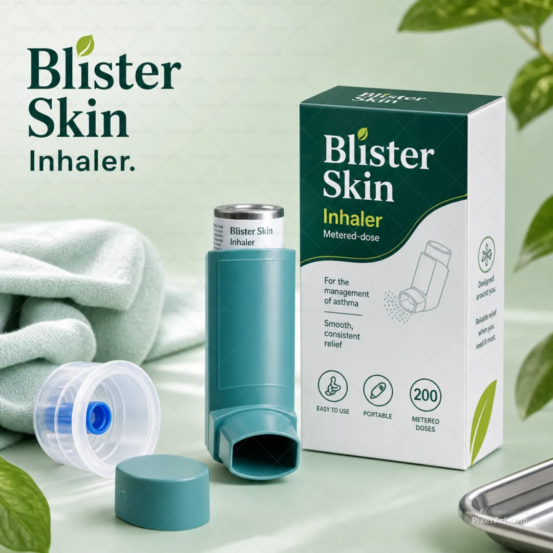 Blister Skin Metered-dose inhaler + carton