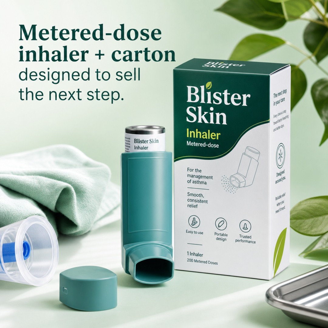 Blister Skin Metered-dose inhaler + carton