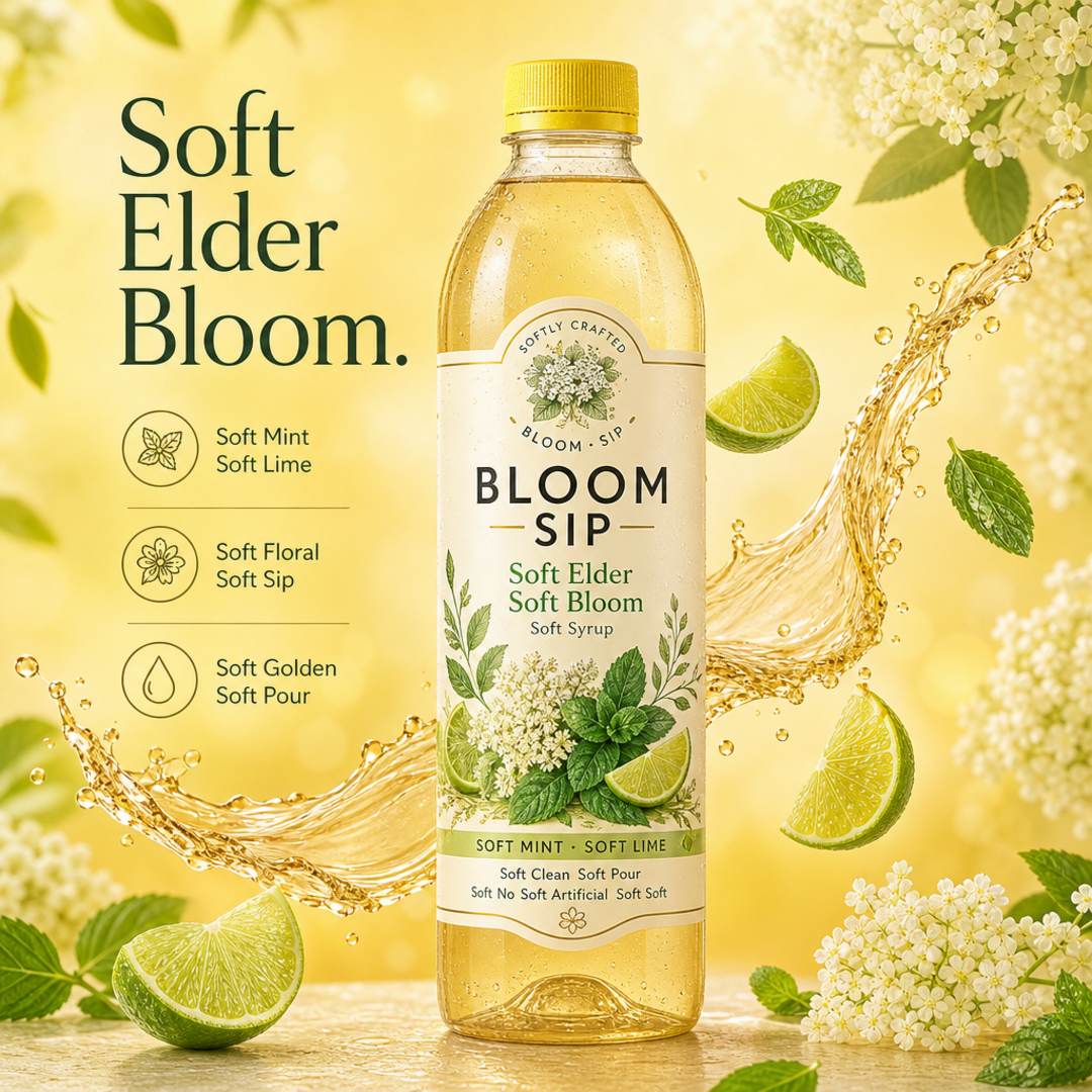 Bloom Sip Soft Elder Syrup
