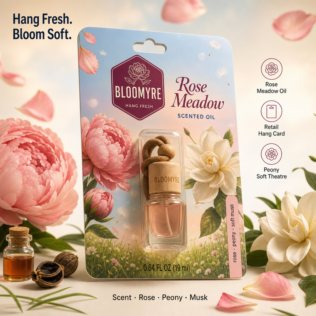 Bloomlyre Rose Meadow Hang Card