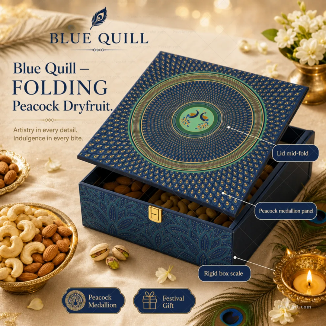 Blue Quill Peacock Dryfruit