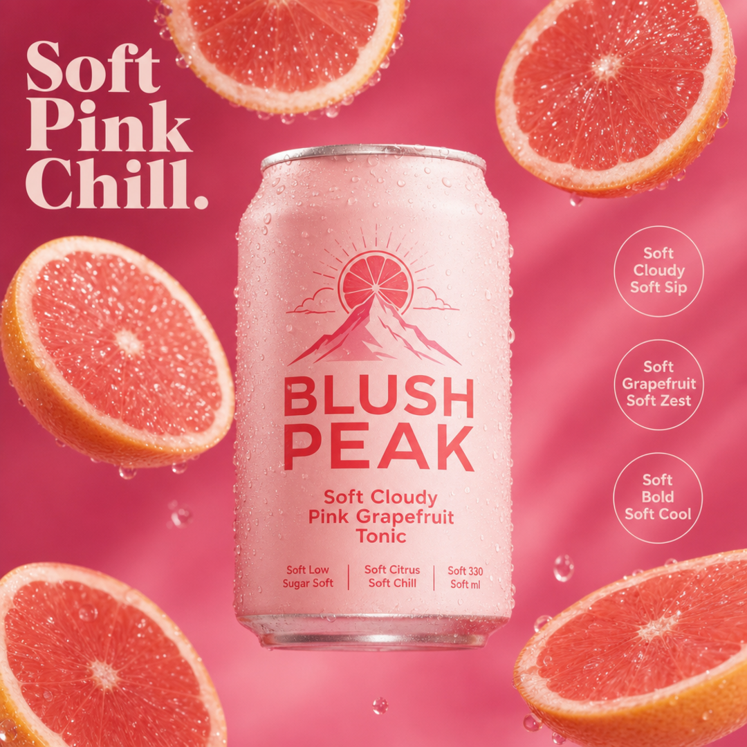 Blush Peak Soft Grapefruit Can