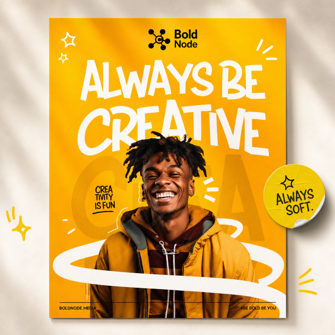 Bold Node Creative Poster