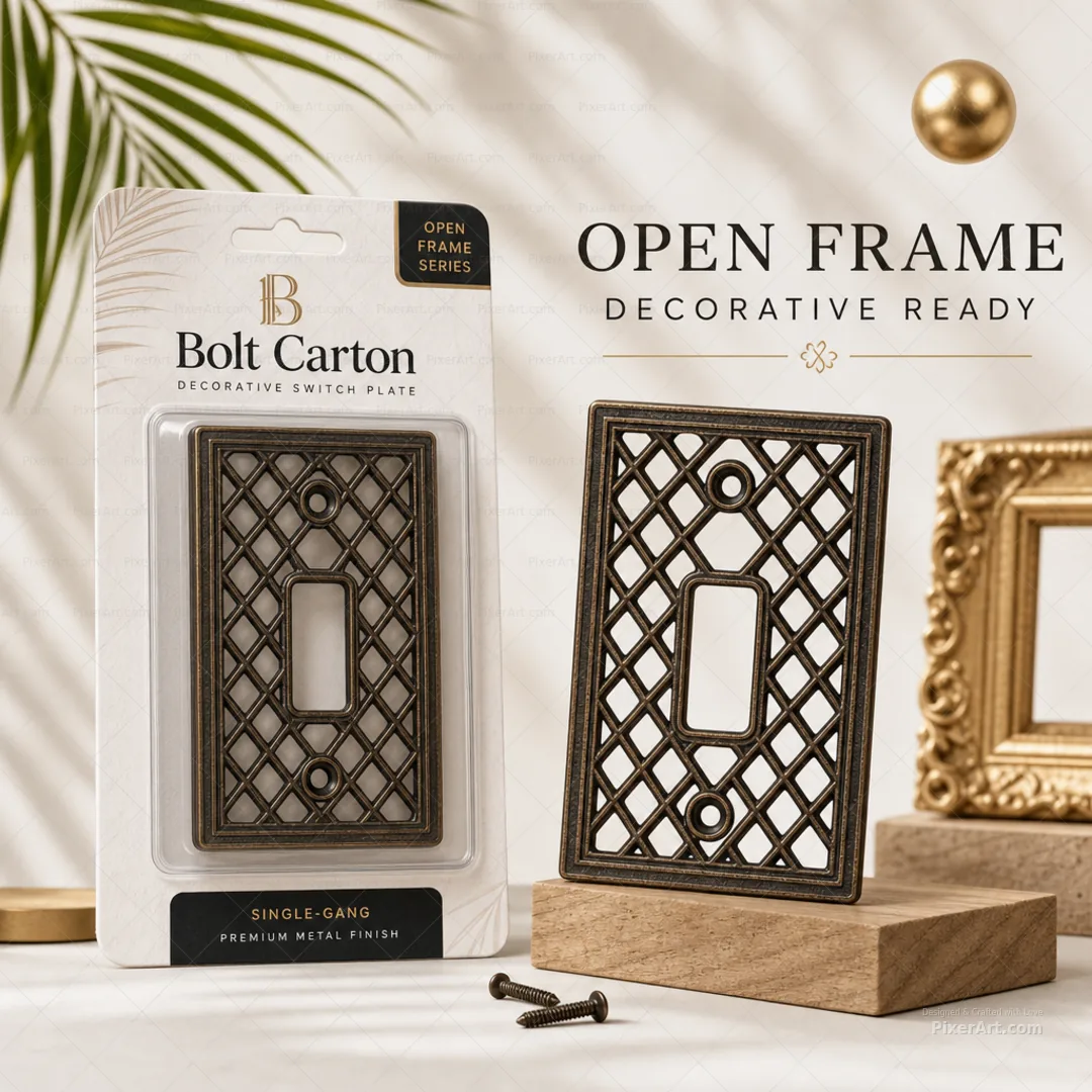 Open frame mockup