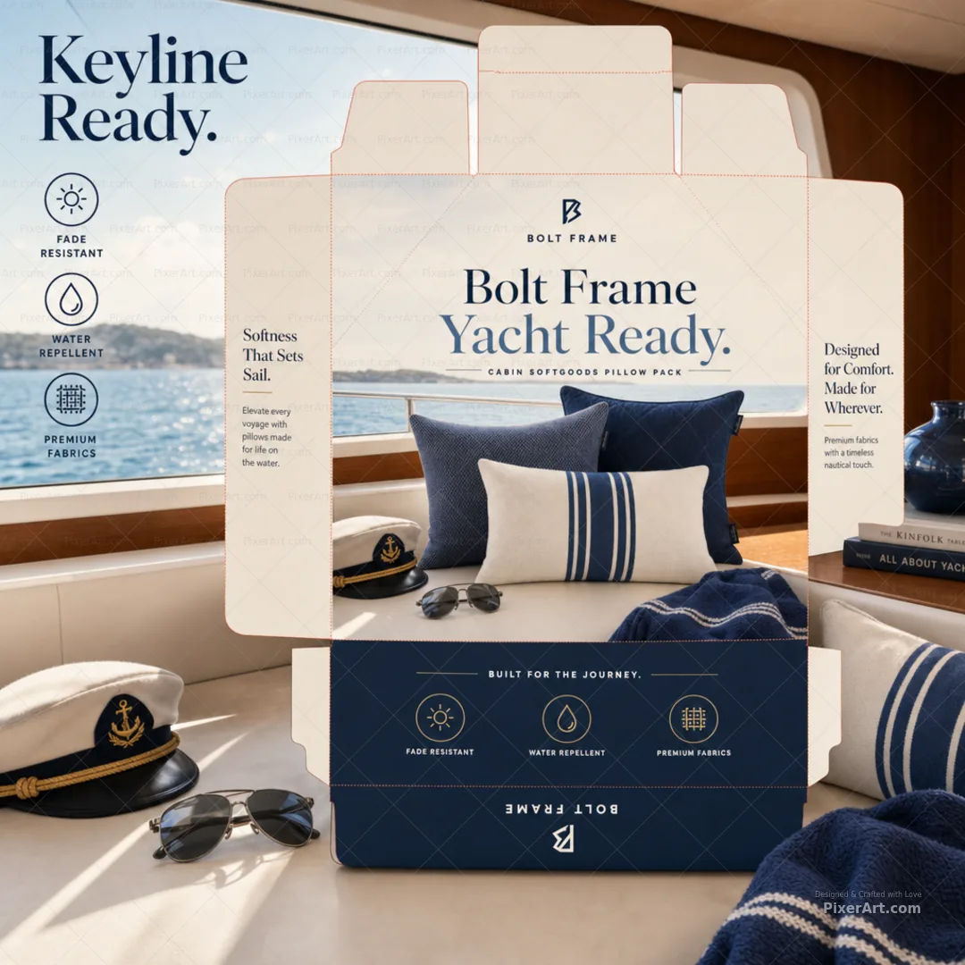 Bolt Frame Yacht Cabin Softgoods Pillow Pack