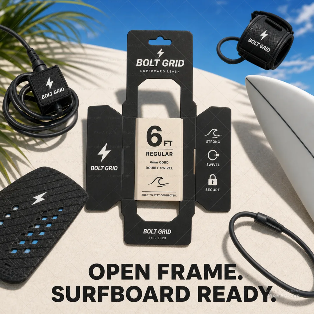 Open frame mockup