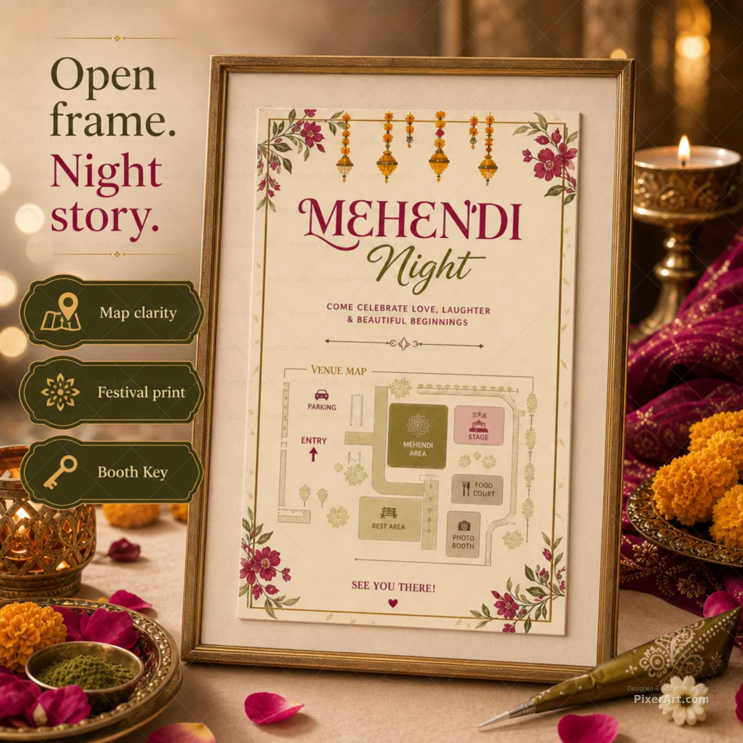 Open frame mockup