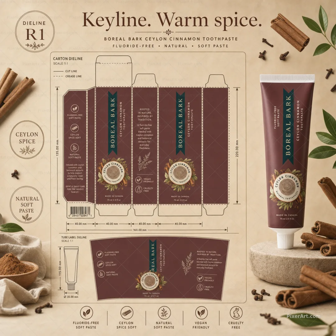Boreal Bark Ceylon Cinnamon Toothpaste