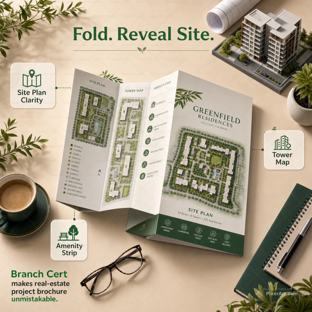 Branch Cert Real-estate project brochure