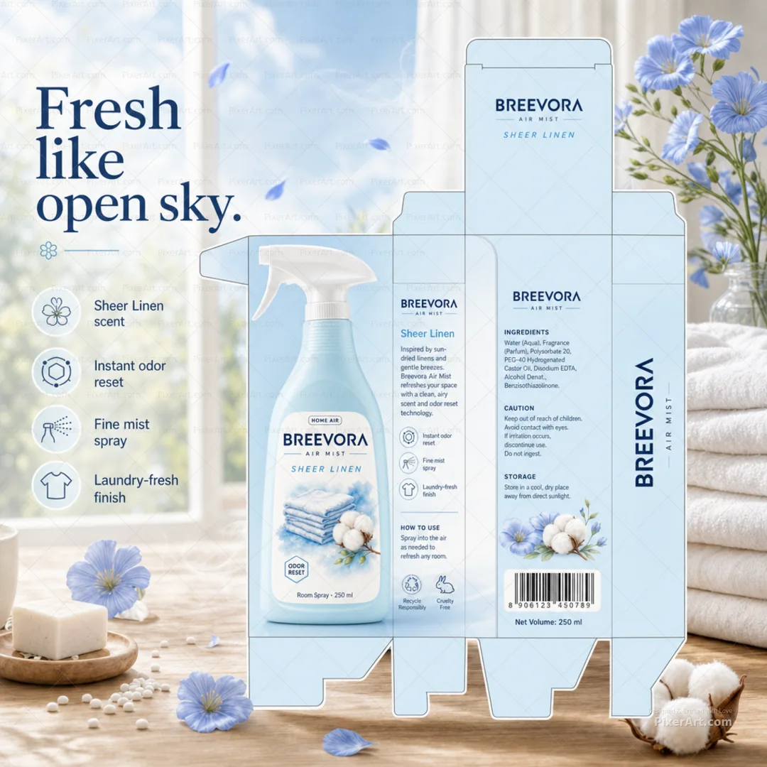 Breevora Sheer Linen Air Mist