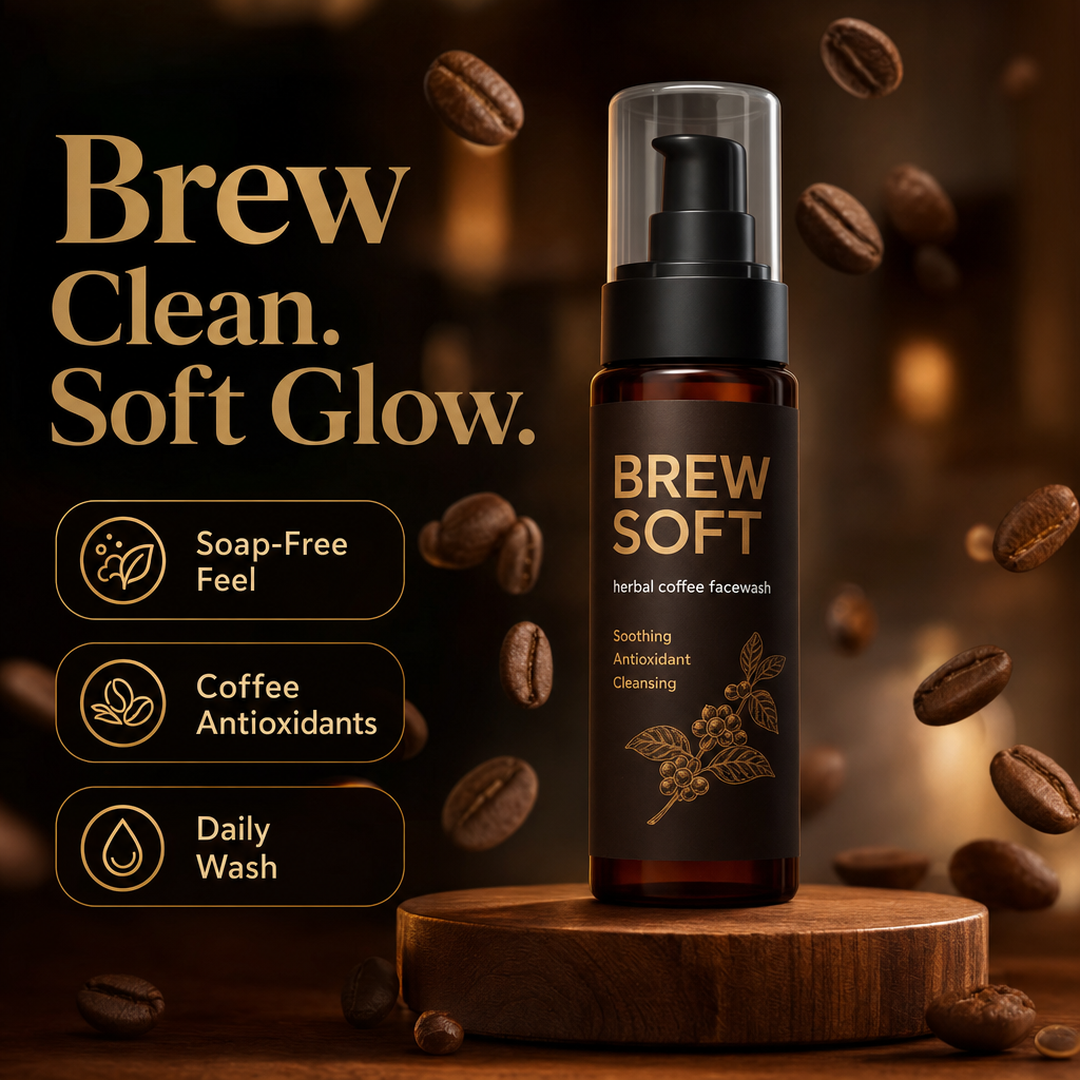 Brew Soft Herbal Coffee Facewash
