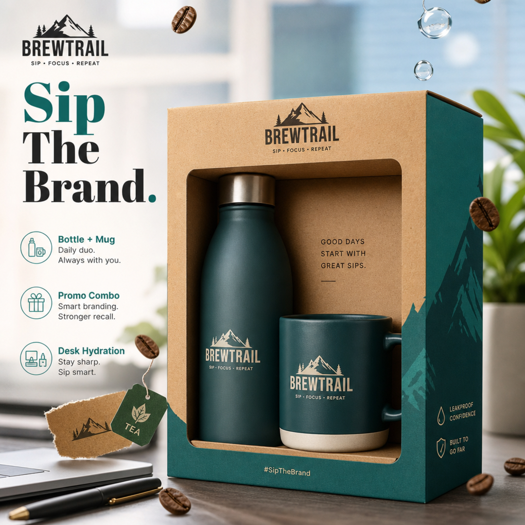 Brewtrail Bottle Mug Corporate Combo