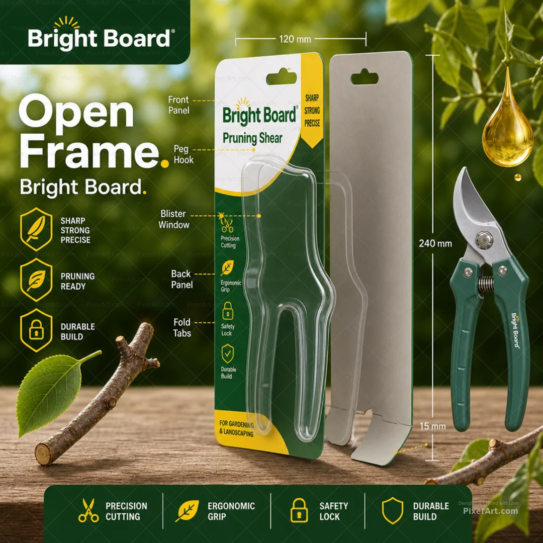 Open frame mockup