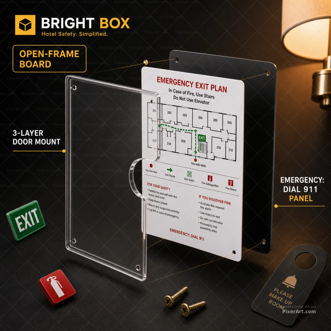 Open frame mockup