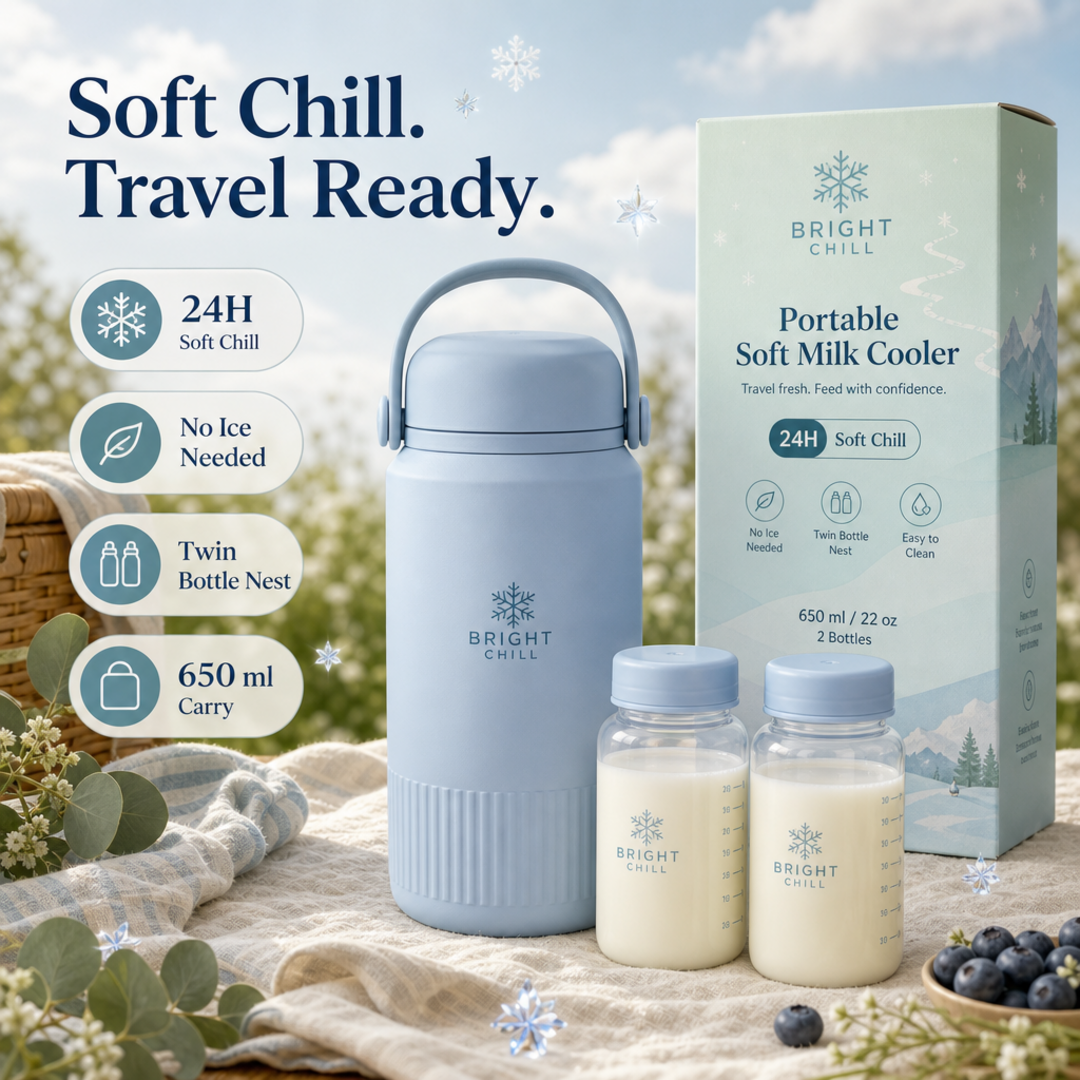 Bright Chill Portable Soft Milk Cooler
