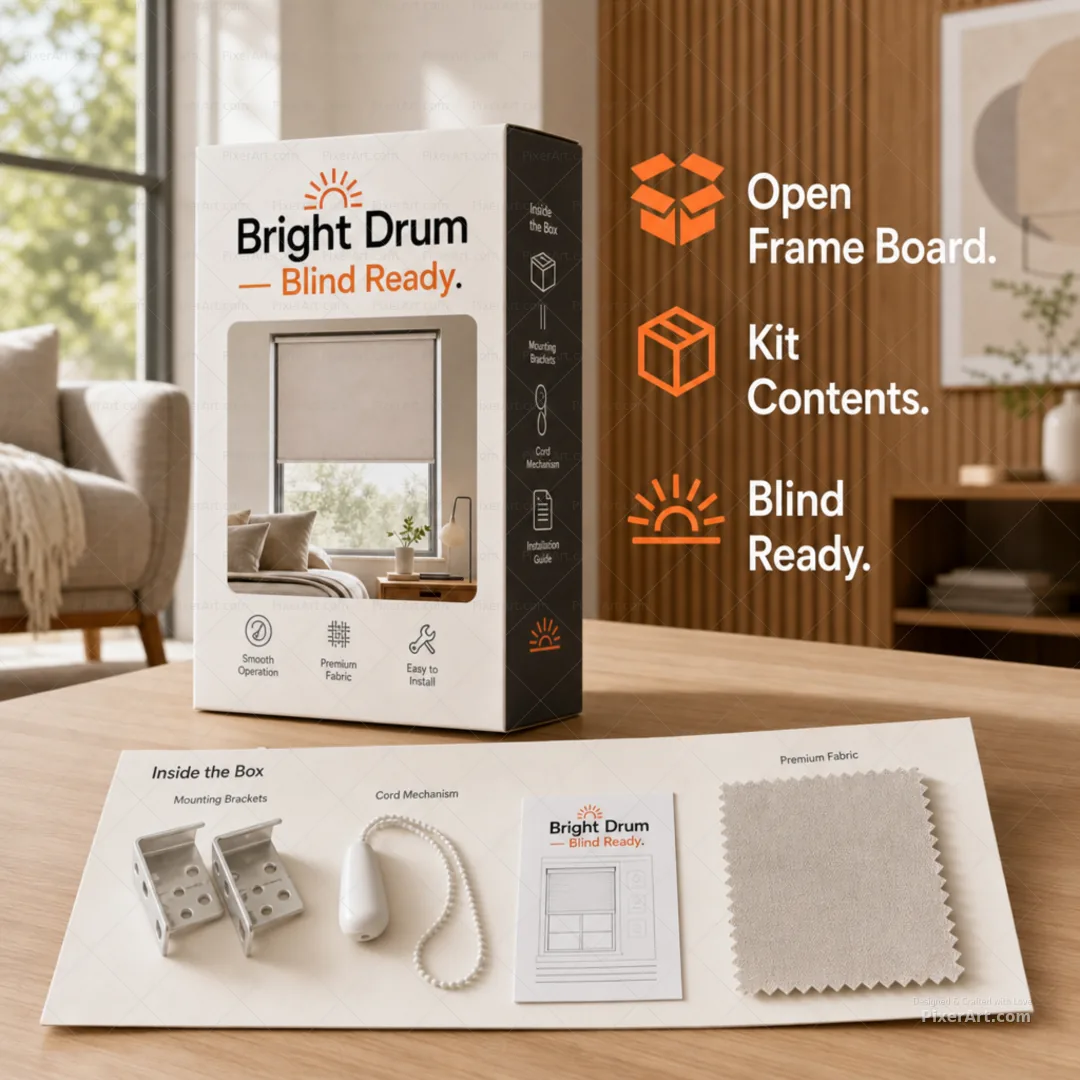 Open frame mockup